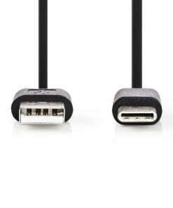 Nedis CCGP60600BK01 Usb 2.0-kabel Type-c Male - A Male 0